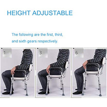 Sgabello Bagno Ergonomico Sgabello da Doccia con Seduta Imbottita - Sedia da Doccia - per Anziani Anziani, disabili, Adulti (Sgabello Bianco) Bagno Forniture