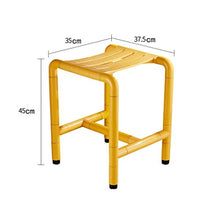 MGMDIAN Sgabello per Il Bagno - Sgabello per Il Bagno in Acciaio Inox Sedile per Anziani disabili - Sgabello per Doccia con Sgabello Antiscivolo Accessori da Bagno