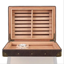 NIHAOA Accessori del Sigaro Corrosione Cigar Humidor Cedar Legno Sigaro Organizzatore Epoca Sigaro Scatola di sigari capacità Circa Il 50 Buon apporto di umidità