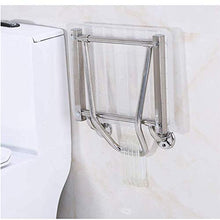 WEIJINGRIHUA Seggiolino da Doccia a Parete, Sgabello da Bagno Pieghevole, Panca da Balneazione per Anziani/disabili |Max.250KGS / 39ST, Struttura in Alluminio Senza ruggine, 38x32x22cm.