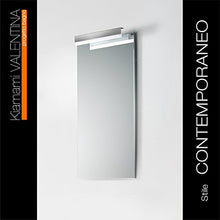 Kiamami Valentina SPECCHIO BAGNO SEMPLICE CON LUCE DA 45 CM X 90 CM