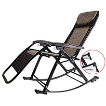 AI LI WEI SHUAIIJUAN Sedia per Il Tempo Libero Domestico Sedie da Giardino a Dondolo da Esterno Patio Sdraio reclinabili Regolabili Sdraio Sala for Il Pool Side Yard Beach Camping