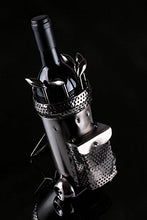 Clever Creations - portabottiglie in Acciaio Inox - Design di Alta qualità e Ampia Base Stabile - per Bottiglie di Vino Standard - Sacca da Golf