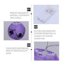 ARTFFEL Vola Halloween luci della Stringa LED Lanterna di Carta Spider Skull Zucca Bat Rotonda di Carta Cinese Lanterne Luce for la Decorazione Halloween Party .Compleanno