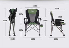 Tavolo da Picnic all'aperto Camping Chair Deluxe Supporto Portatile Portatile Lombare Leggero con bracciolo per Campeggio Backpacking Escursionismo Picnic BBQ Party Table (Color : A)