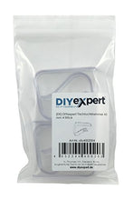 DIYexpert - Set di 4 fermatovaglia per tavoli fino a 45 mm, in plastica trasparente