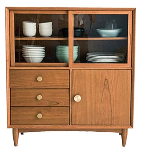 HLZY Armadio Laterale Accento, armadi da Cucina Buffet Server Armadio da Cucina Credenza Governo di immagazzinaggio a Terra Armadio Magazzino Petto