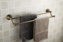 PYROJEWEL cremagliera Mensole for Bagno Scaffale Rack Ciondolo Appendiabiti Bagno Hardware Una Barra di Rame |cremagliera di Rame Doppia Asta di Hardware Bagno 12 Pollici mensola da Bagno