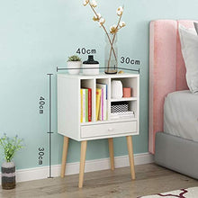 Comodino JT a base di legno, pratico, può sopportare camere da letto, studio e così via. durevole (colore : C)