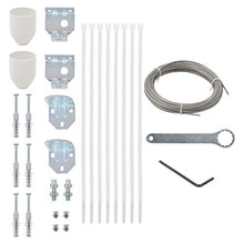 vidaXL Set di Accessori di Montaggio per Tenda da Sole Terrazzo 29pz Kit Viti