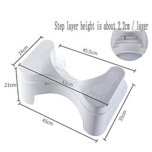 Sgabello Toilette Per Lavarsi I Denti, Bagno Squatty Sgabello E Pedicure Foo Trest, Squat Position Aiuto Alleviare Costipazione,Grigio