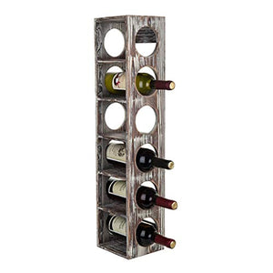 FPigSHS Porta Bottiglie da Vino Portabottiglie in Legno massello retrò Rack di stoccaggio Multifunzione a Parete Banco di Mostra del Vino d'Annata del Bar del Salone Decorazione murale, L15*W23*H75cm