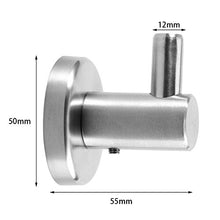 GLOGLOW Gancio Appendiabiti Porta Portasciugamani Gancio a Parete Sedia a Muro in Acciaio Inox Ganci Porta Asciugamani Modern Hotel Home Spazzolato Finitura Ganci