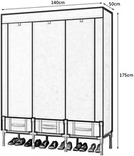 JINPENGRAN Doppio Armadio, di Alta qualità in Acciaio al Carbonio Tubo Tondo, prevenire l'ossidazione e ruggine, Durevole,B