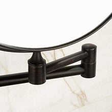 CENPEN Specchio cosmetico Vanity Nero Retro Europeo 20,3 cm Specchio Trucco 3 volte Ingrandimento Specchio Telescopico (Colore: Nero, Dimensioni: 8" 3X)