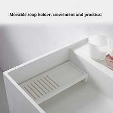 ZTGL Lavabo Bagno Sospeso con Mobile, Design Moderno Lavandino Bagno in Marmo Artificiale, con Portasapone Rimovibile, Bianco,600mm