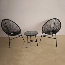 WNN-URG Sedia da Salotto/Grande Sedia a Sdraio da Interno/Esterna/Sedia Esterna/per Bistro/a terrazza URG (Color : Black Chair {One})