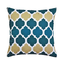 Andreannie - Set di 2 federe Decorative per Esterni, Impermeabili, per Tenda da Giardino, Parco, casalinga, in Poliestere, quadrate, 45,7 x 45,7 cm Set di 4 Pezzi Blu.