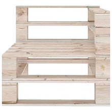 SKM Set Divani da Giardino su Pallet 7 pz in Legno di Pino (143.36kg)