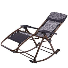 FGVBC Lettino Prendisole Sedie da Campeggio Sedia per Il Tempo Libero Patio da Giardino Pieghevole in Tessuto textilene Sedia a Dondolo Lettino Prendisole Peso supportato Max 440lb Reclinabile