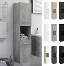 vidaXL Armadio da Bagno Rovere Sonoma 30x30x130 cm in Truciolato