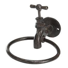 DyNamic Cremagliera Del Supporto Del Portasciugamani Di Casa Del Gancio Del Tovagliolo Dell'Anello Del Gancio Di Bagno Industriale Del Ferro Da Stiro Rustico