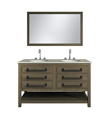 Badplaats B.V. Mobili da Bagno Andes 140 cm Marrone - Armadio mobiletto lavabo Mobili Armadietto