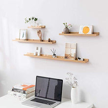 RCLD Una partizione Tastelesshlr-Mensola di Legno Solido Legno di Blocco specifico Riferimento Taglie visualizzazione Bookshelf Superficie Liscia Staffa di Legno, Materiale: Quercia (Size : 300mm)
