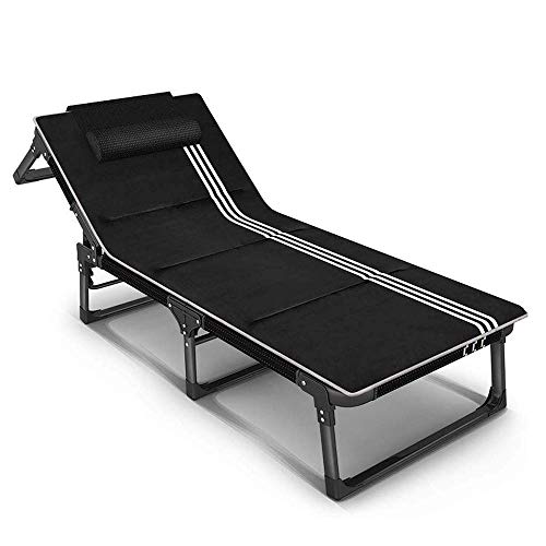 Lettino da campeggio pieghevole per esterni Letto pieghevole ， Letto pieghevole singolo ， Letto pieghevole portatile Home Office Letto singolo Semplice Letto Siesta Letto da campeggio Siesta per adult