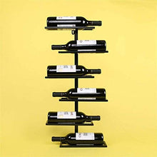 Cremagliera Del Vino Del Metallo Cremagliera Del Vino Creativa Portabottiglie Per Vino - Portabottiglie Da Parete, Decorazione Domestica, Può Contenere 6 Bottiglie Di Vino Rosso