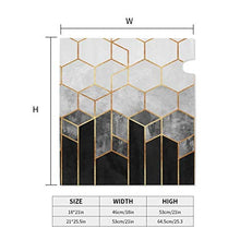 Copertura magnetica per cassetta delle lettere a forma di esagoni di carbone per decorazione da giardino, dimensioni standard 53 x 45 cm