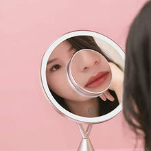 Specchio da trucco con lampada da tavolo LED luce 5x lente d'ingrandimento Riempimento luce da scrivania specchio xuan - vale la pena avere (Colore: -, Dimensioni: -)