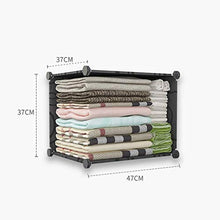 Guardaroba Semplice combinazione Pieghevole Pieghevole Cubetto Organizzatore Plastica Plastica FAI DA TE Mobile Mobile Mobile Mobile Mobile Bookbella portatile (Green) Armadio combinato (Dimensione: 1