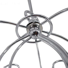 GDS Ferro Wine Rack, Acciaio Inossidabile Hanging Inverted Cup cremagliera, Bagagli Cup con 6 Ganci, Bottiglia Robusto Telaio di Montaggio Adatto per la Cucina USA