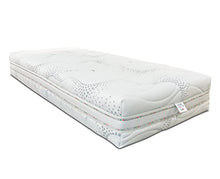 Baldiflex Emporio Fodera per Materasso Singolo in Ten-Cel, Coprimaterasso, con Fascia Traspirante, Sfoderabile con Zip, Atossica, Misura 80x190x20 cm