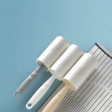 LLQM Sticky Hair Device, tearable Drum Sticky Paper, Portable Clothes Dust Sticky Roller Brush, Clothes Suction Device