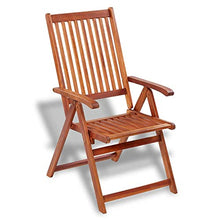 vidaXL 2X Legno di Acacia Sedie Esterno Pieghevoli Giardino Terrazzo Seggiole