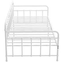 WGYDREAM Letto Base in Metallo Solido Letto Singolo Struttura Letto Nera con Testiera in Legno Montaggio Facile per Adulti Bambini Ragazzi, 90 X 200 Cm