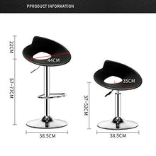 TopJiä Girevole Sgabelli da Bar con Schienale Seggiola da Bar,Sedia Cucina Industriale Regolabile da Bar,Moderni Girevole Sedia Bar Seggiolone,Portante di Carico 150kg,per Ristorante Bar Cucina