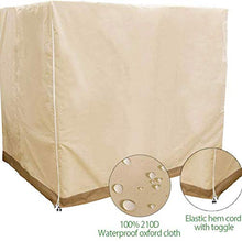 Garneck Copertura per Sedia a Dondolo per Esterni Amaca Altalena Copertura per Tettoia Parapolvere Copertura per Mobili da Giardino Impermeabile per Altalena per Giardino Esterno