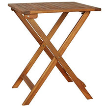 vidaXL Legno Massello di Acacia Set da Bistrò con Cuscini 7 pz Tavolo e Sedie