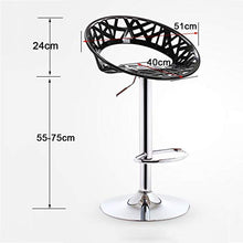 LXYPLM Sgabello Sedie Bar Barstools Inizio contatore di Rotazione Regolabile Bar Sedie Sedile, Pub Cafe creativi for Il Tempo Libero Alti sgabelli con poggiapiedi e Chrome Base Arredo Bar Cucina