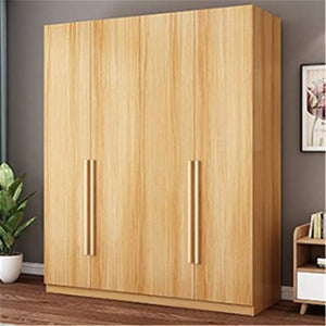 LiChaoWen Armadio Simple Modern Home Camera da Letto Assemblaggio Affitto Camera con Un Piccolo Piccolo armadietto per Bambini Armadi Camera da Letto (Colore : Natural, Size : 180x50x140cm)