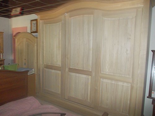 DELPA Armadio 3 Ante Scorrevole in Legno Naturale