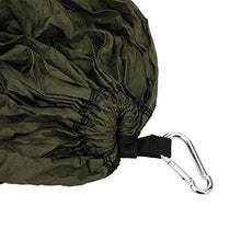 DAUERHAFT Amaca Portatile per Sedia a Dondolo da Campeggio per Sedia Amaca, per Viaggi in Campeggio all'aperto(Army Green)