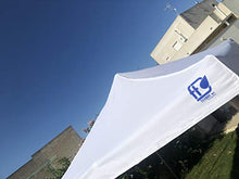 FT TENORE Gazebo RICHIUDIBILE 3X3 M Pieghevole A Fisarmonica Mercato TENDONE con Sacca (Bianco)