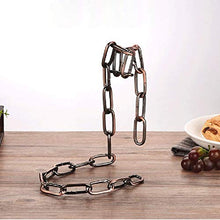 LHQ-HQ Catena di Metallo Holder Bottiglia di Vino Magico Floating Wine imbottigliatore Holder galleggiamento di Illusione Rack Stand