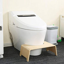 Dreameryoly Sgabello da Toilette accovacciato in bambù Sgabello da Toilette per Bagno L'Originale Sgabello per WC da Bagno Robust