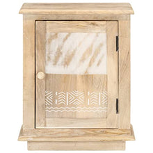 vidaXL Comodino 40x30x46 cm in Legno Massello di Mango