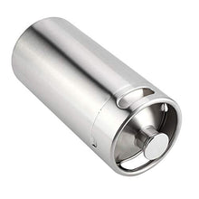Rockyin 4L Mini in Acciaio Inox Beer Barrel con Coperchio a Spirale di Copertura pratici Accessori for la casa Home Hotel